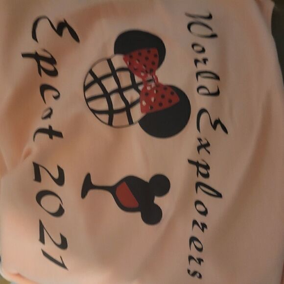 Ladies Custom Tshirt,Disney theme Epcot 2021, sz Large - Picture 10 of 11